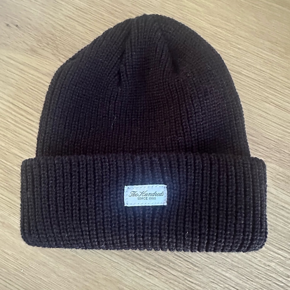 The Hundreds Black Knit Beanie
